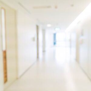 abstract blur in hospital